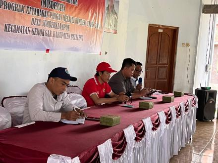 BPD Desa Sumberklampok Gelar Musdes Khusus Tetapkan Program Ketahanan Pangan Melalui BUMDesa 